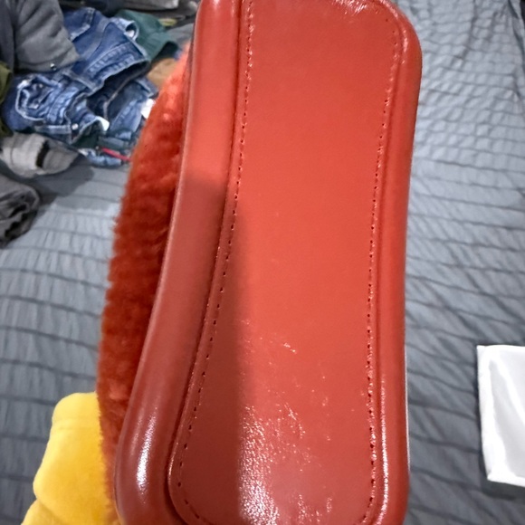 CHANEL RARE Gabrielle Sherling Red/Orange Crossbody Bag